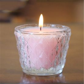 Glass decorative candles