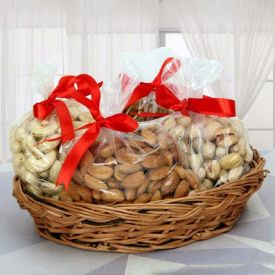 Mixed Dry Fruits With Basket