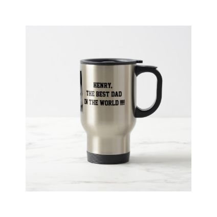 Best dad of the world steel mug