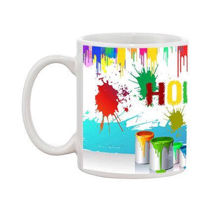 Holi Special White Mug